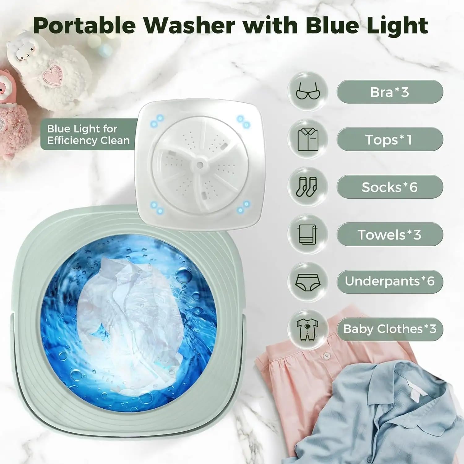 Portable Mini Washing Machine